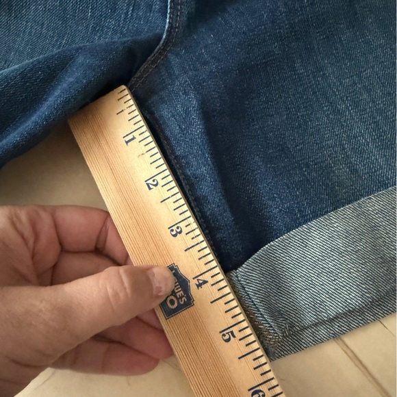 J Brand Mom Shorts Dark Wash Cut Offs - Picture 11 of 11